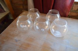 *Five Plastic Fishbowls (this lot is located at Trinity Hotel, Hedon Road, Hull, HU9 1NU)
