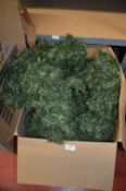 *Two Artificial Fir Christmas Garlands
