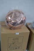 iLite Copper Coloured Pendant Lamp