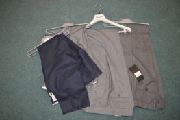 *Four Pairs of Gents Suit Trousers (mixed colours