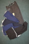 *Five Pairs of Gents Suit Trousers (mixed colours