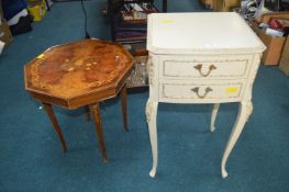 Decorative Two Drawer Table plus Occasional Table
