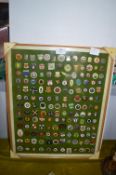 100+ Enamel Football Badges in Mounted Frame