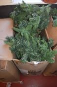 *Two Large Artificial Fir Christmas Garlands