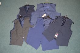 *Five Gents Waistcoats (mixed sizes)