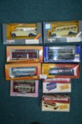 Nine Diecast East Yorkshire Buses and Coaches Incl