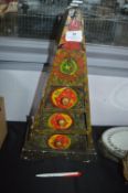 Decorative Hand Painted Pyramid Chest