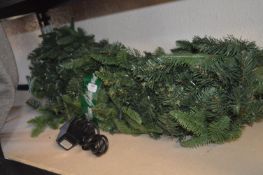 *Large Christmas Garland with Lights