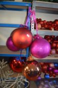*Five Large Christmas Baubles