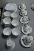 Shelly Part Tea Set plus New Chelsea Cups & Saucer