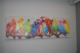 Canvas Wall Art of Parrots