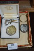 Vintage Waltham Pocket Watch with Accessories