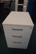 *White Three Drawer Filing Unit