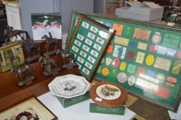 Horse Racing Figures, Wall Plates, Paddock Tickets