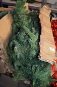 *Two Artificial Fir Christmas Garlands