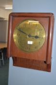 Victorian Brass Wall Clock