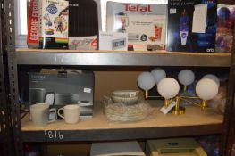 *Denby and Hoxton Tableware and a Light Fitting (salvage)