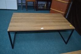 *Metal Framed Coffee Table