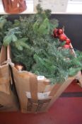 *Two Large Artificial Fir Christmas Garlands