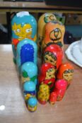 Simpsons and Traditional Matryoshka Dolls