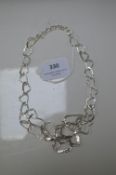 925 Sterling Silver Wrought Chain Necklace