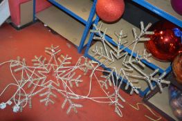 *Two LED Rope Light Christmas Stars