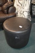 Black Leatherette Stool