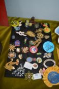 Vintage Brooches and Badges etc.