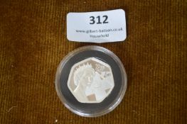 Ascension Island 70p Silver Coin 