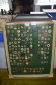 100+ Enamel Football Badges in Mounted Frame