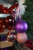 *Five Large Christmas Baubles