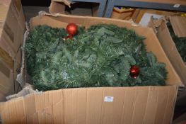 *Two Large Boxes of Artificial Fir Christmas Garlands