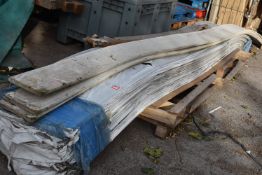 *Large Quantity of Black Gloss Barge Boards ~5m x 600mm plus Other Boarding