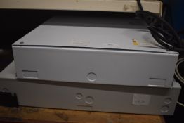 *Two Metal Wall Boxes for Security System