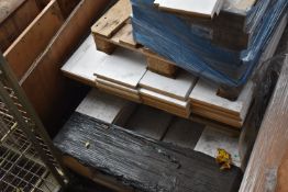 *Two Pallets of Shelving Boards in Matt Finish 1350x200mm and 1800x240mm