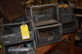 ~9 Galvanised Heavy Duty Drawers and a Fuel Can