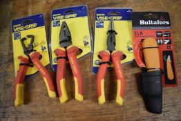 *Strippers, Long Nose, Pliers and an Electrician's