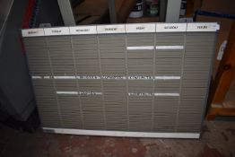 Wall Mounted Card Rack