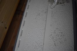 2.5m - 3.1m Lengths of White Interlocking Textured Cladding