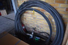 Beresford 240v Water Pump with Fitted Release Valve, Inlet and Outlet Hoses