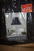 *Four Home Collection Mirror Base Lamps with Shade