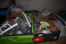 Plastic Latches and Two Flexi Arm Attachments, Pan