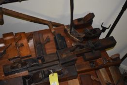 Assorted Vintage Wooden Planes