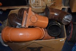 *Box of Plastic Pipe Joints
