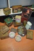 Collection of Vintage Tins
