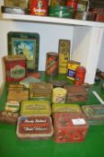 Collection of Vintage Tins