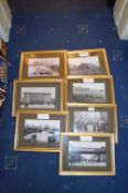 Seven Gilt Framed Hull Photo Prints