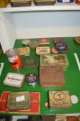 Collection of Vintage Tins