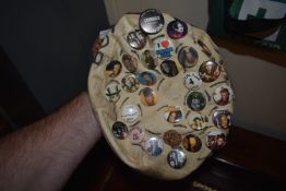 Cap with 20+ Boy George Culture Club Badges