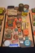 Assorted Vintage Tins